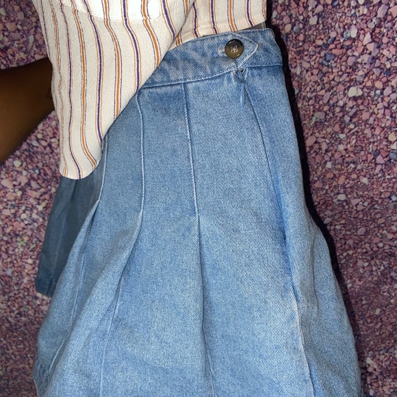 Forever21 Jean Skater Skirt! - Picture 2 of 5